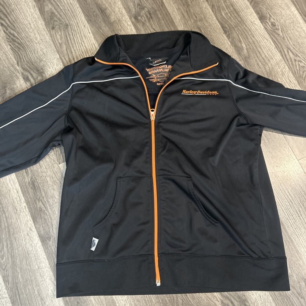 Women’s Size Large Harley Davidson Zip Up Jacketd
